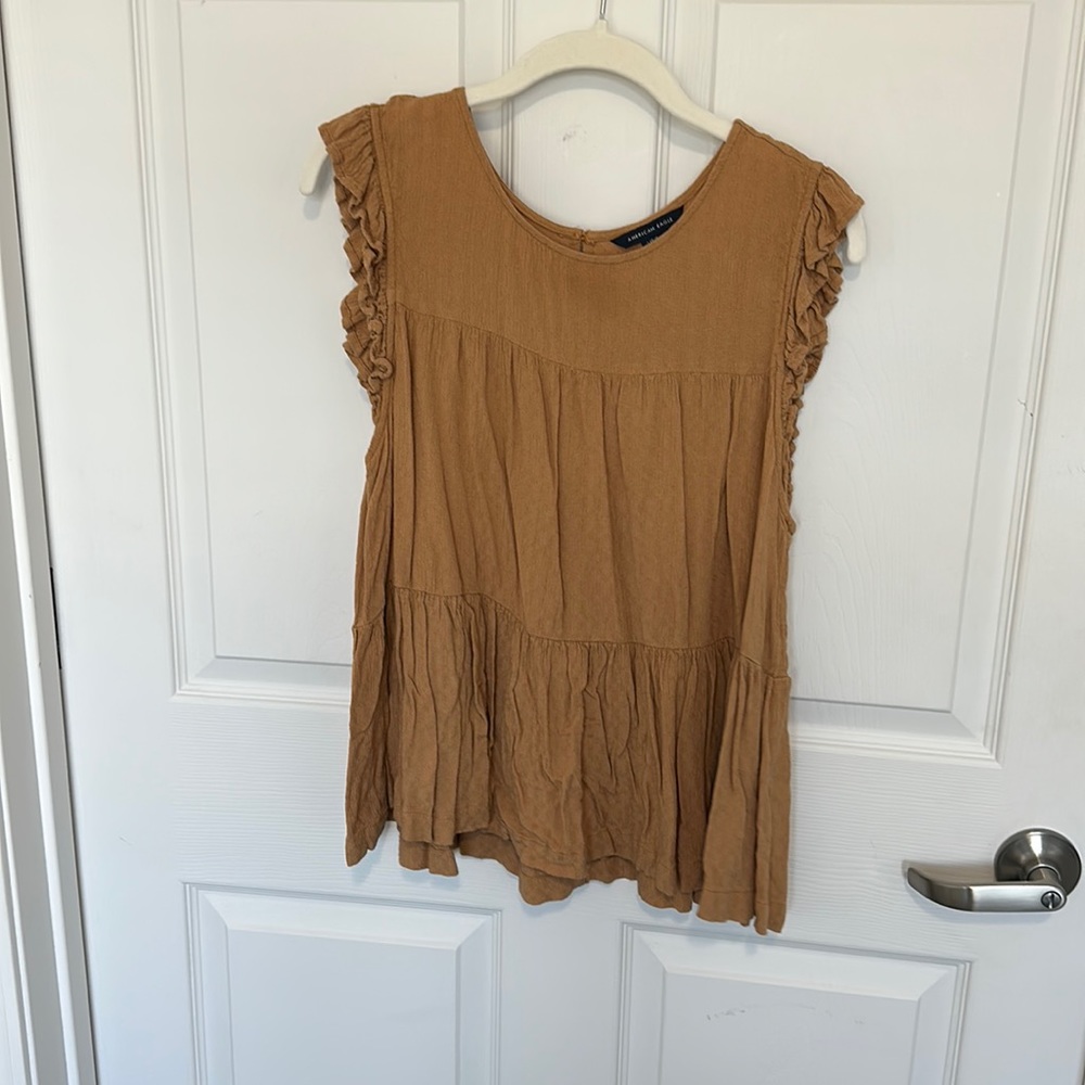 mustard tank top